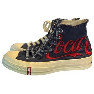 2018 Kith X Coca Cola X Converse Chuck Taylor All Star Hi Navy, W9, M 7.5